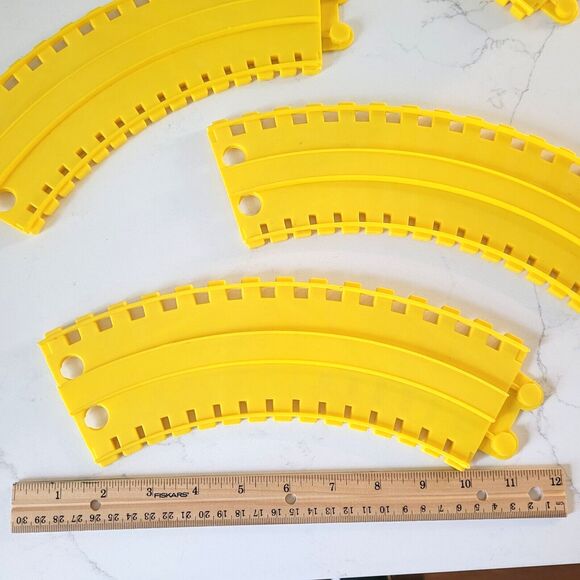 Vintage Mickey Town Rail Road Train Track ONLY 4 pc Curve REPLACEMENT PART - Picture 3 of 6